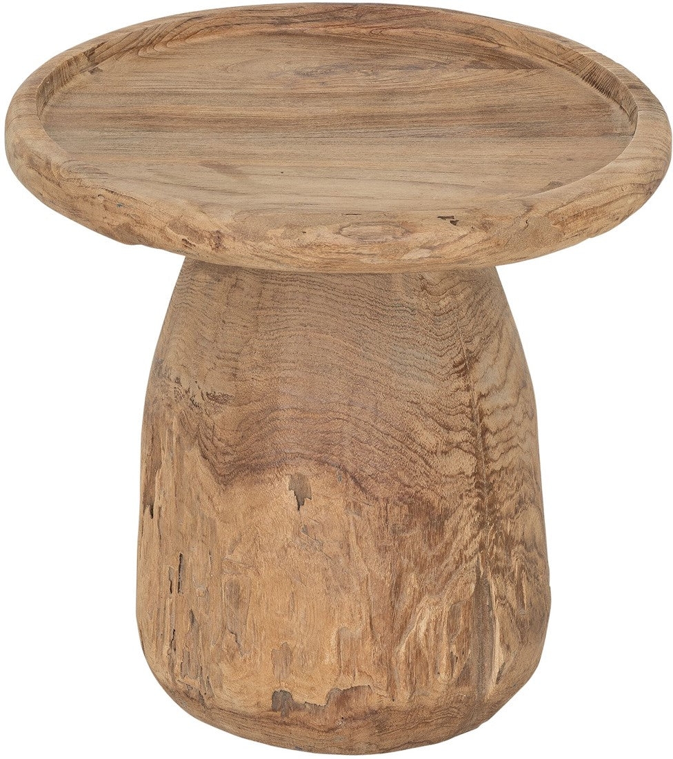 MUST Living Antiques Side table Tambora ,±45xØ50 cm, recycled teakwood