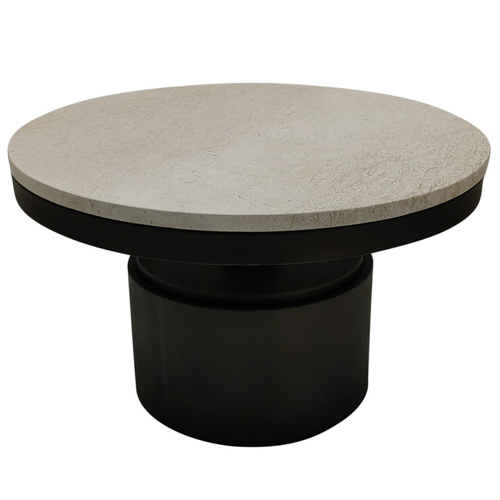 PTMD Bregt Coffeetable Low Beige Marble