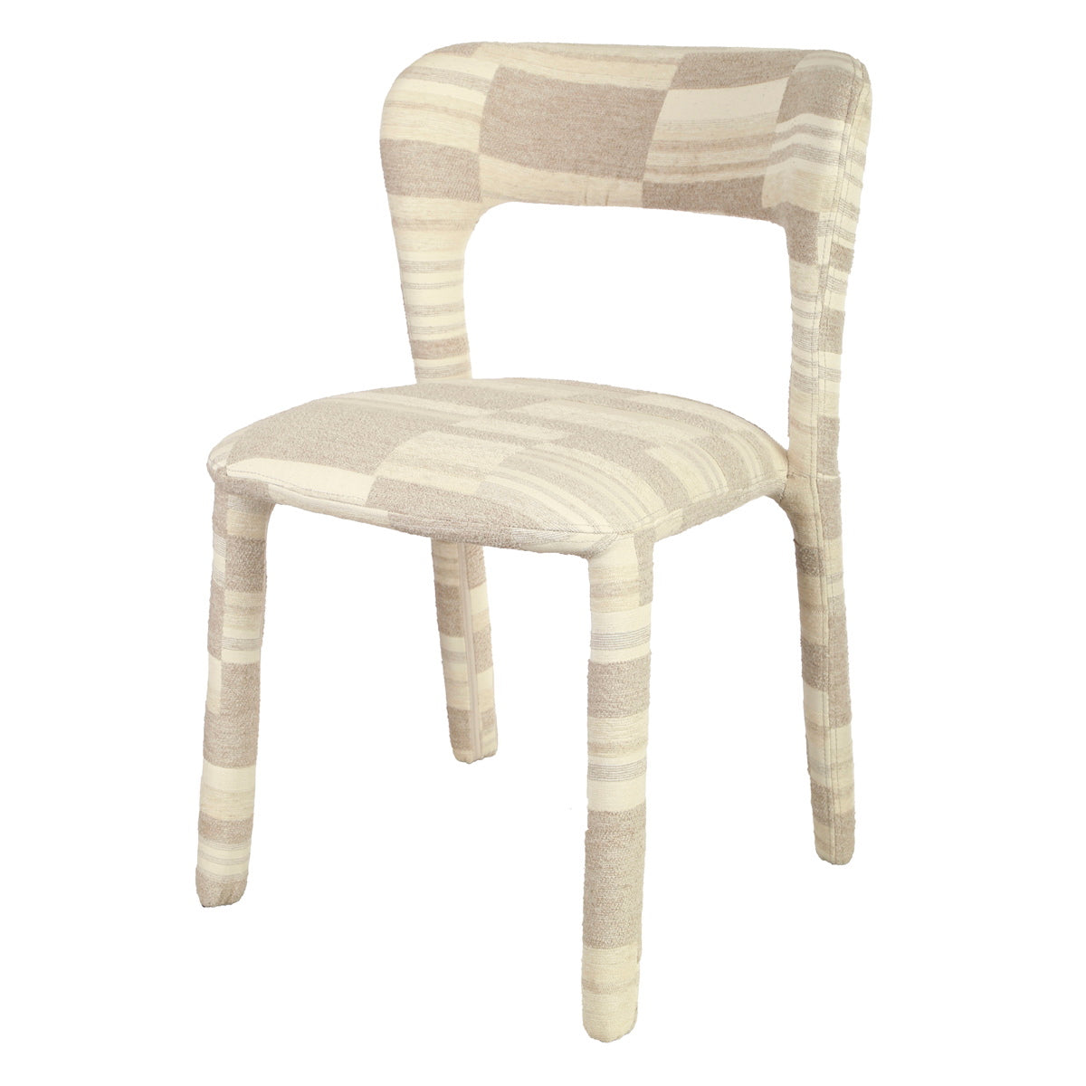 DÉJA Living - Eetkamerstoel Greige Stof - Mala - Set van 2