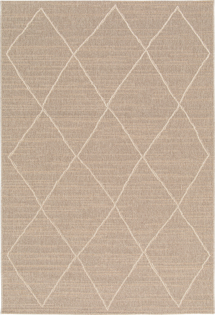 Diamonds buitenkleed - 200x290 cm - taupe