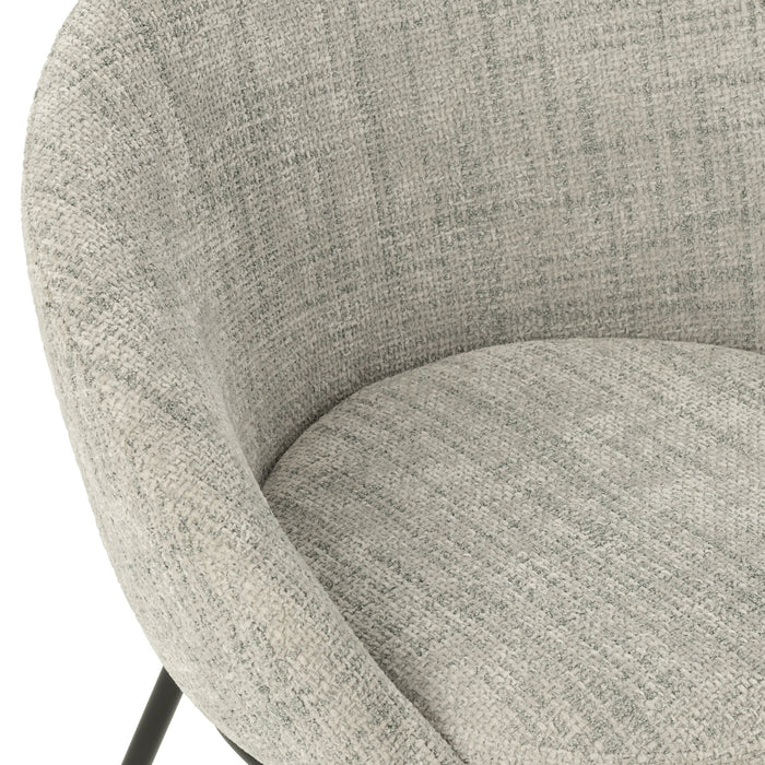 J-Line stoel - ijzer - grijs|zwart