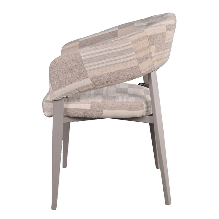 DÉJA Living - Eetkamerstoel Greige Stof - Malmö - Set van 2