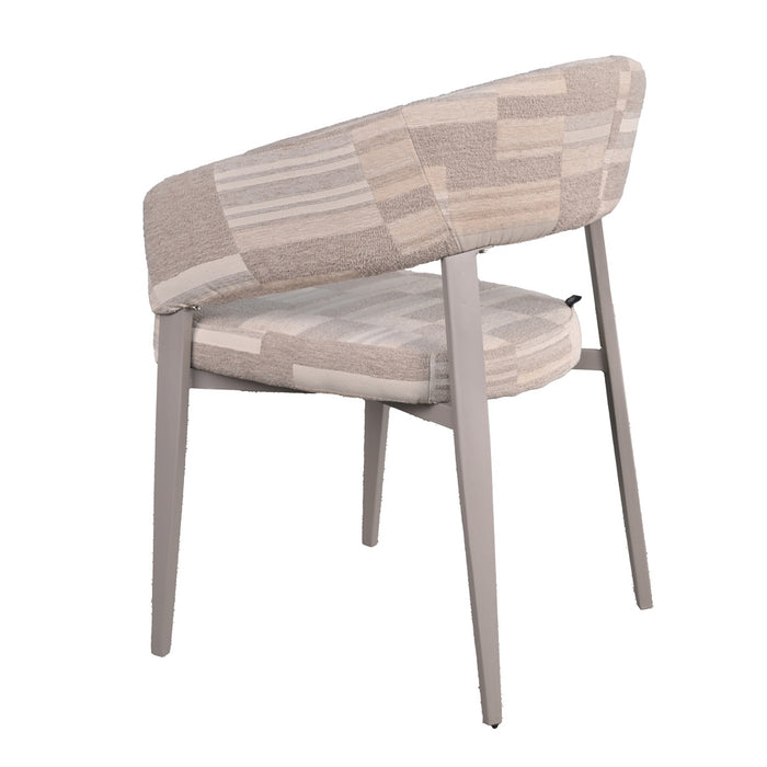 DÉJA Living - Eetkamerstoel Greige Stof - Malmö - Set van 2