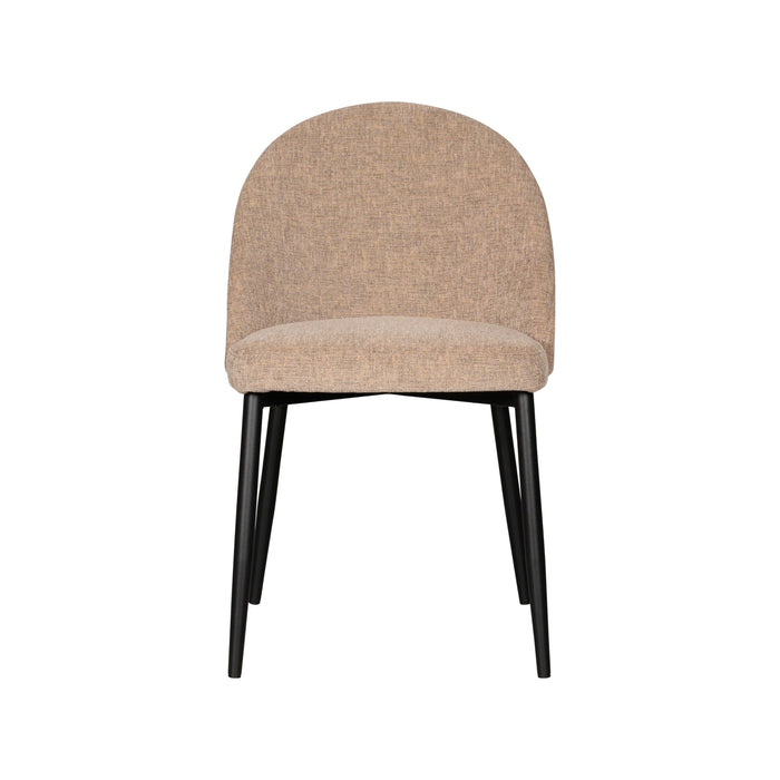 Eetkamerstoel Donna - Beige - Textiel - 52x82x61cm (BxHxD)