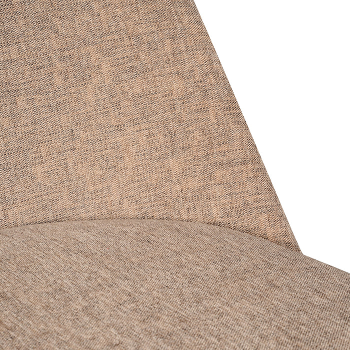 Eetkamerstoel Donna - Beige - Textiel - 52x82x61cm (BxHxD)