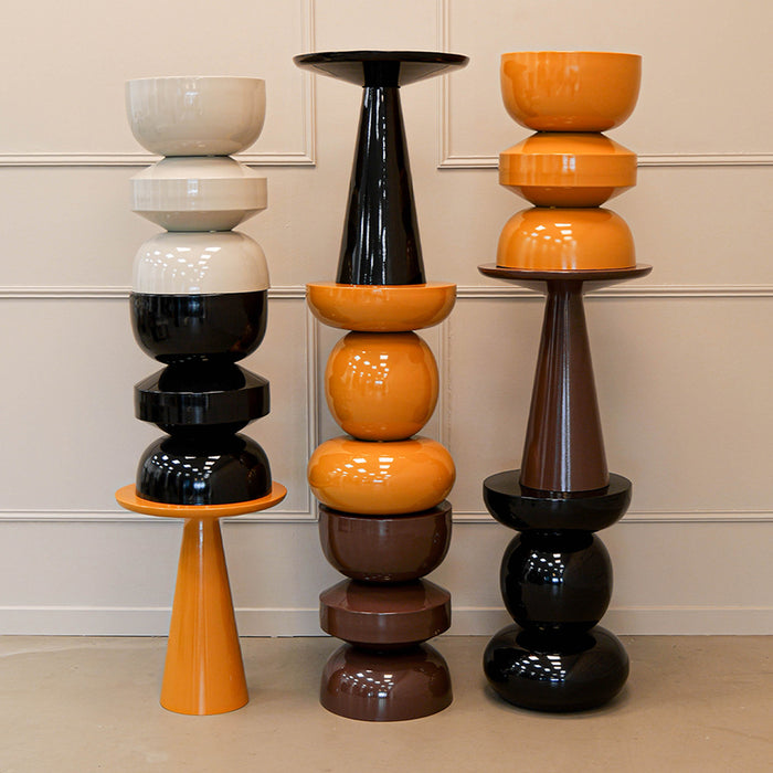 Kick bijzettafel Lea - Okergeel