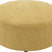 Goossens Poef Arendal in stof gemeleerd grof geweven brass