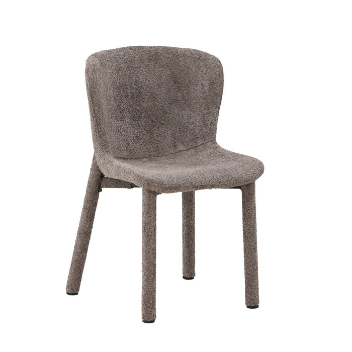 Fjôrd - Eetkamerstoel Bruin Stof - Astoria - Set van 2