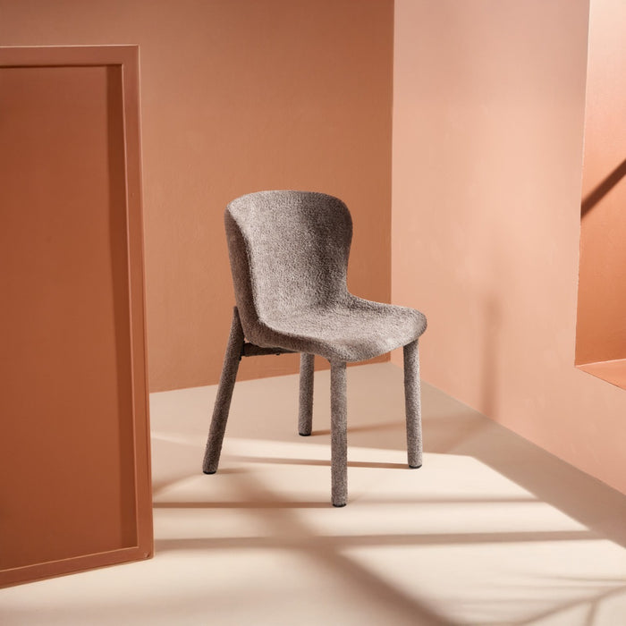 Fjôrd - Eetkamerstoel Bruin Stof - Astoria - Set van 2