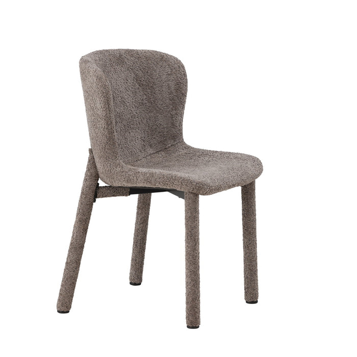 Fjôrd - Eetkamerstoel Bruin Stof - Astoria - Set van 2