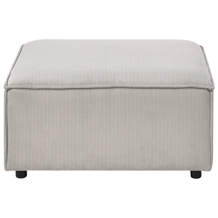Beliani - ARDAL - Ottomaan - Taupe - Corduroy