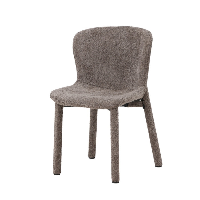 Fjôrd - Eetkamerstoel Bruin Stof - Astoria - Set van 2