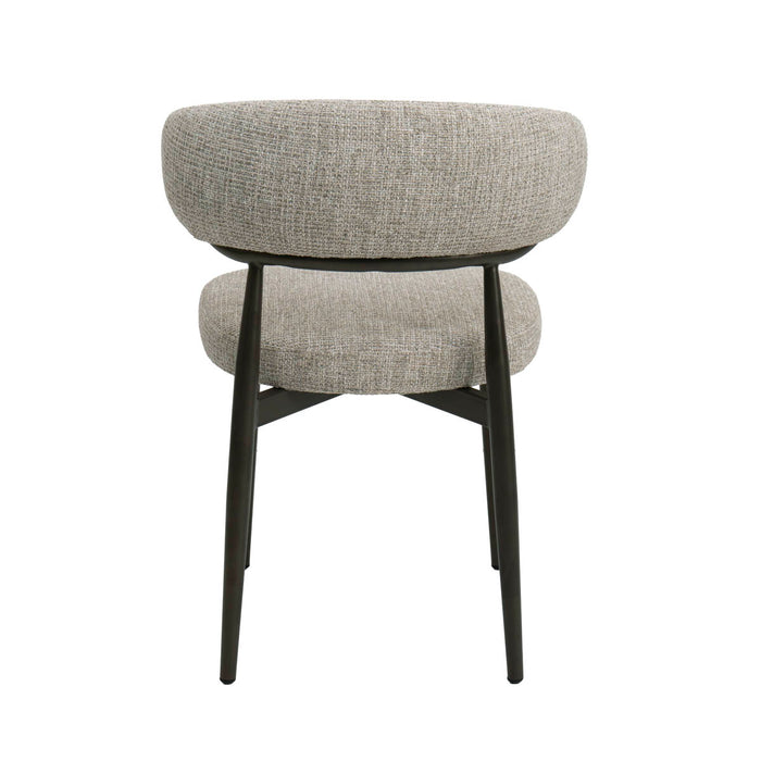 DÉJA Living - Eetkamerstoel Beige|Brons - Milan - Set van 2