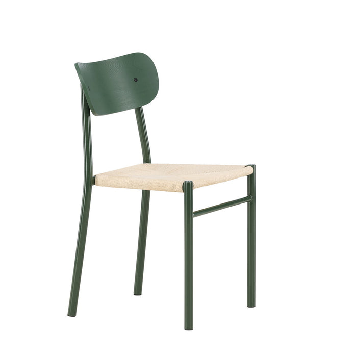 Fjôrd - Eetkamerstoel Groen Touw - Polly - Set van 2