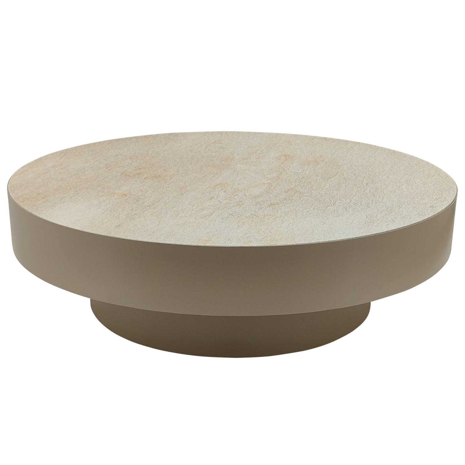 PTMD Corfu Coffee Table Beige Marble