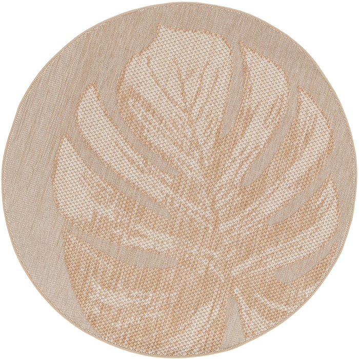 Naturalis buitenkleed - Ø160 cm - blad taupe