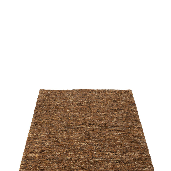 J-Line vloerkleed Geweven - wol - bruin