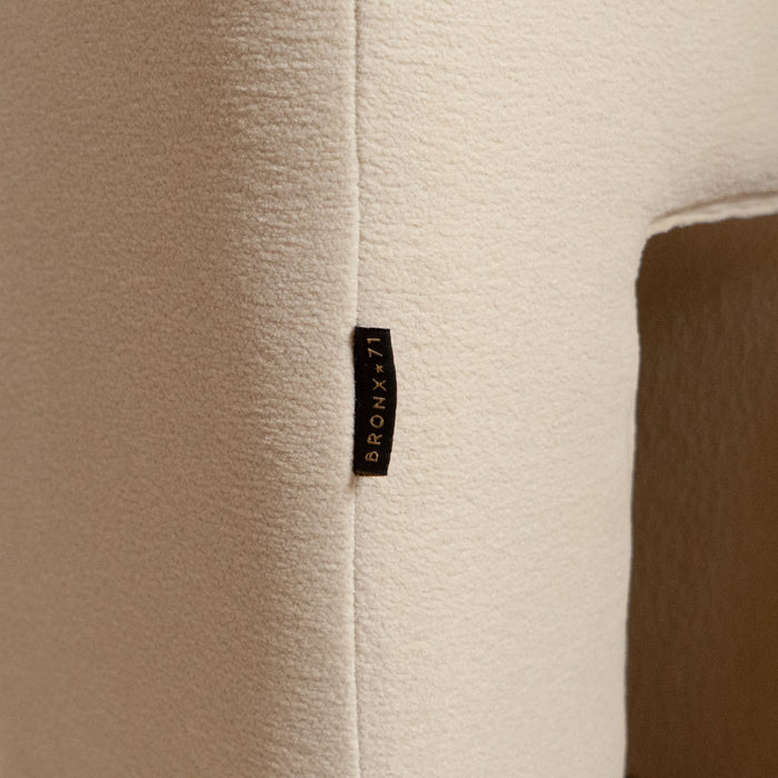 Bronx71 Modulaire hocker Seth chenille off white