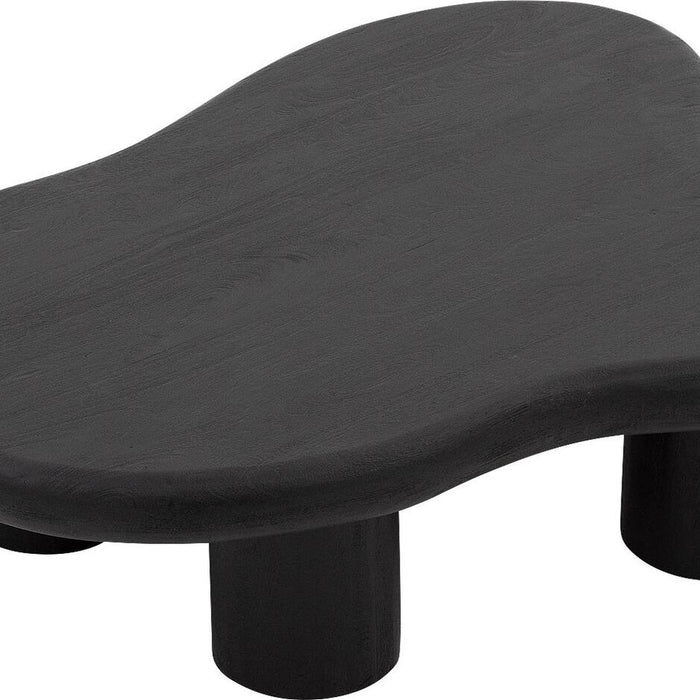 Goossens Salontafel Savi in Mango zwart gelakt