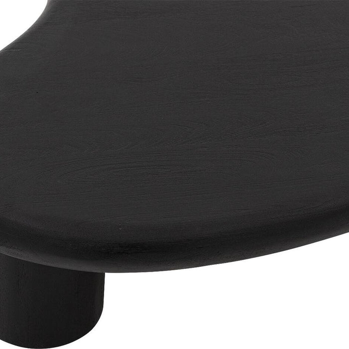 Goossens Salontafel Savi in Mango zwart gelakt