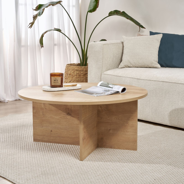 Calicosy - SOLEIL Salontafel met afgerond - H40 cm