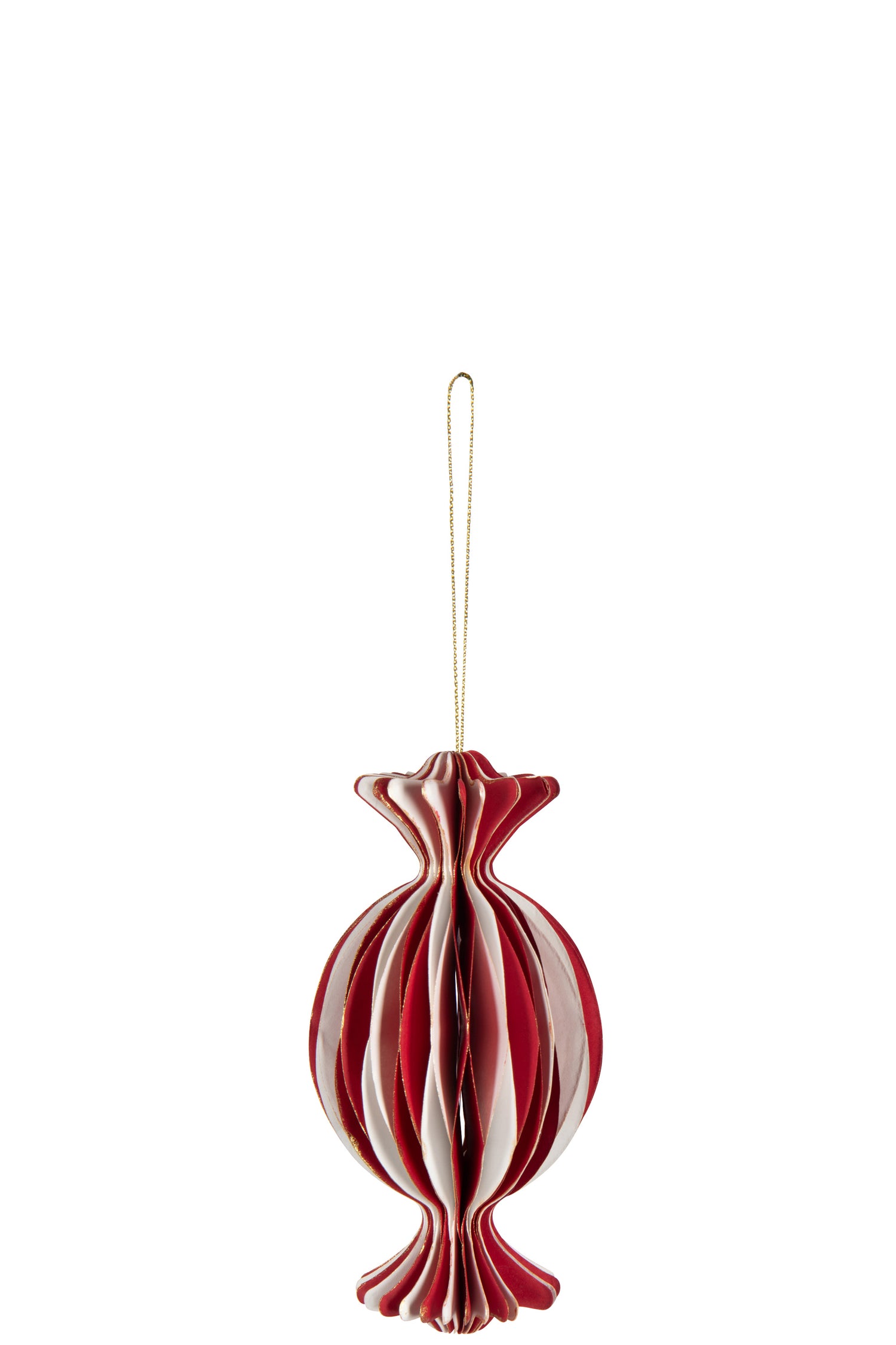 J-Line hanger Snoep Vouwbaar - papier - wit|rood - large