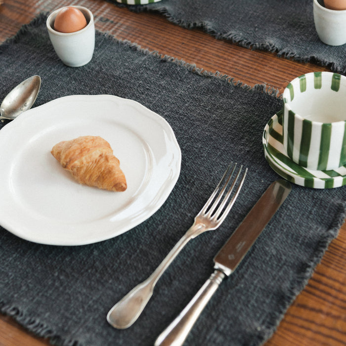 Lorena Canals Handloom Placemat - Set van 2 - Grijs