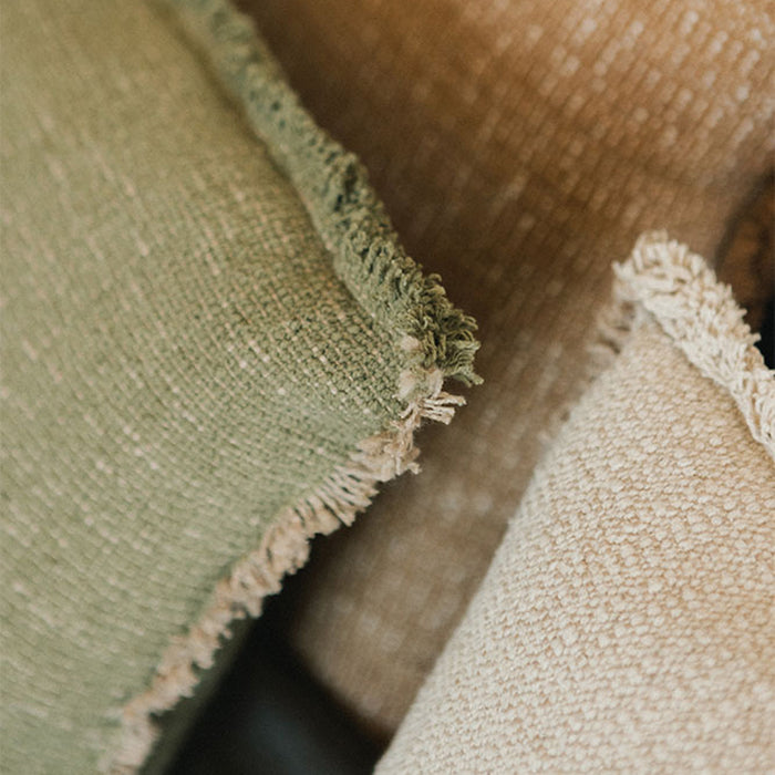 Lorena Canals Handloom Sierkussen 30 x 50 cm - Kaki