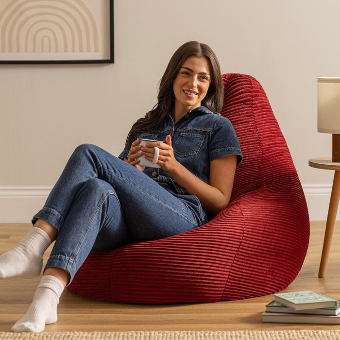 icon Dalton Zitzak - Ribfluweel - Bordeaux