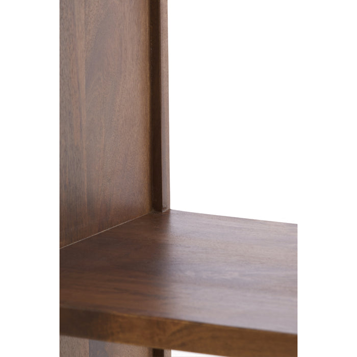 Light&living Kast open 50x35x200 cm DANE hout olie bruin