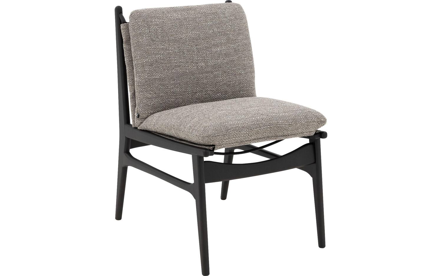 Goossens  Eetkamerstoel Alison -  Textiel zonder armleuning