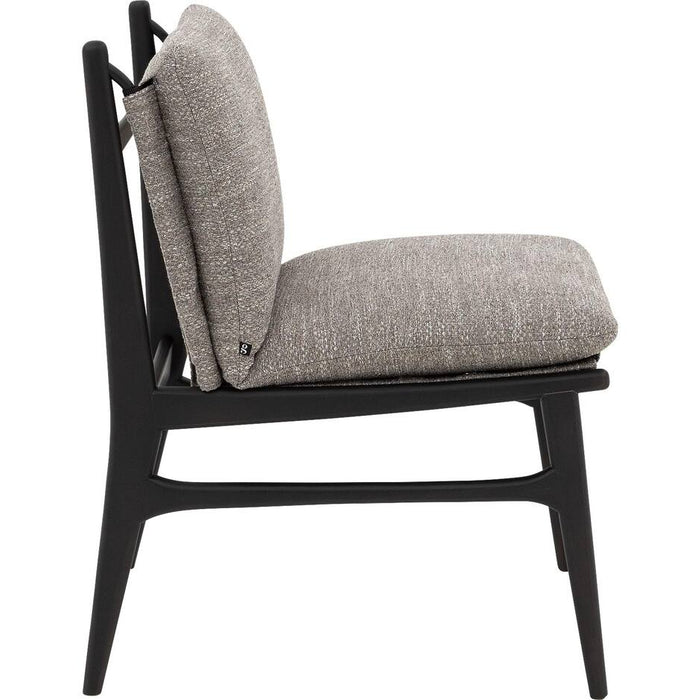 Goossens  Eetkamerstoel Alison -  Textiel zonder armleuning