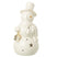 J-Line figuur Sneeuwman - porselein - ecru - large - LED lic