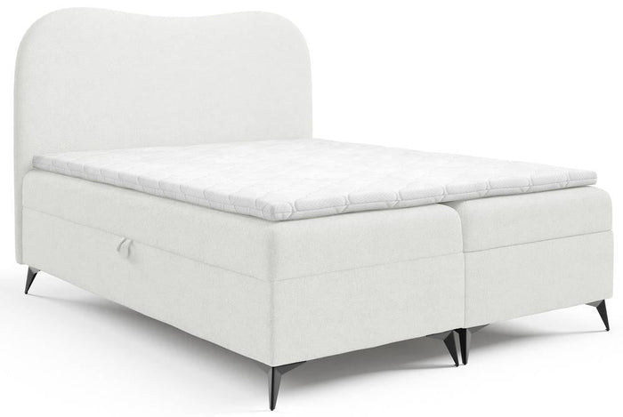 NADUVI Collection Boxspring Adler bouclé met opbergruimte 180 x 200 cm