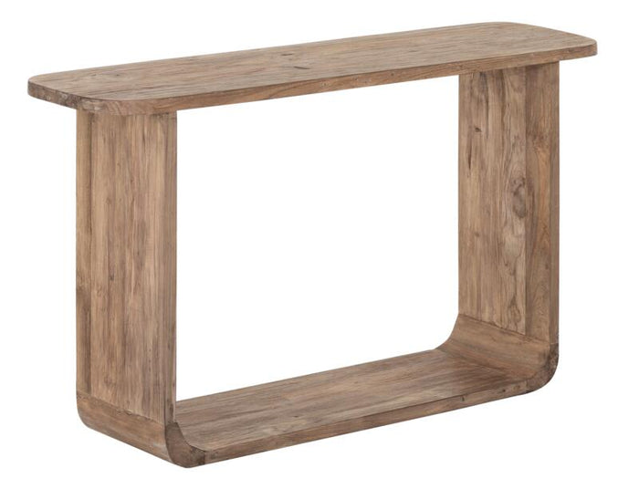 MUST Living Console table Vico,76x140x35 cm, extreme rustic teakwood
