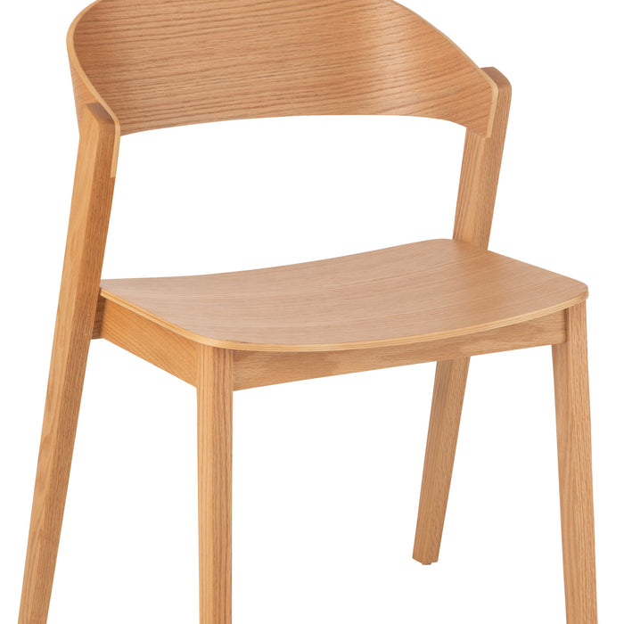 J-Line stoel Laga - eikhout|multiplex - naturel