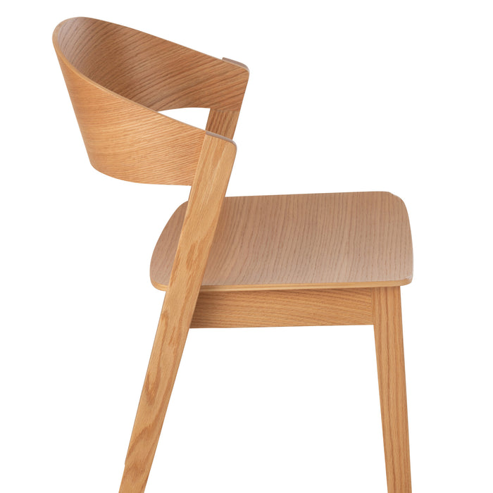 J-Line stoel Laga - eikhout|multiplex - naturel