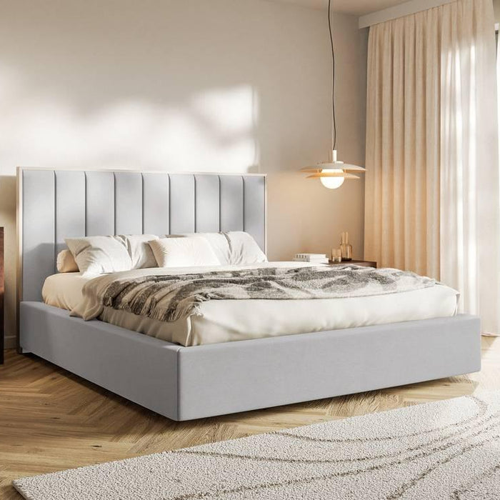 NADUVI Collection Bedframe Taavi fluweel met opbergruimte 180 x 200 cm