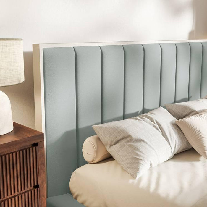 NADUVI Collection Bedframe Taavi fluweel met verlichting 140 x 200 cm