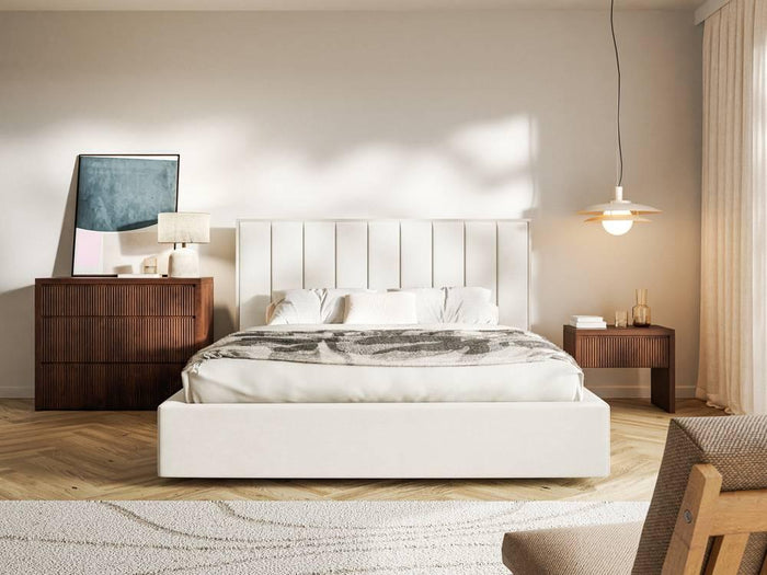 NADUVI Collection Bedframe Taavi fluweel met opbergruimte 140 x 200 cm
