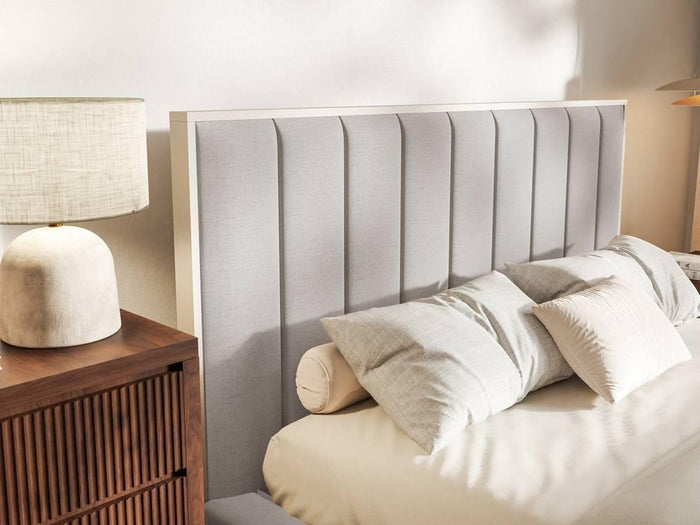 NADUVI Collection Bedframe Taavi chenille met opbergruimte 140 x 200