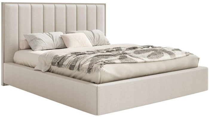 NADUVI Collection Bedframe Taavi chenille 180 x 200 cm