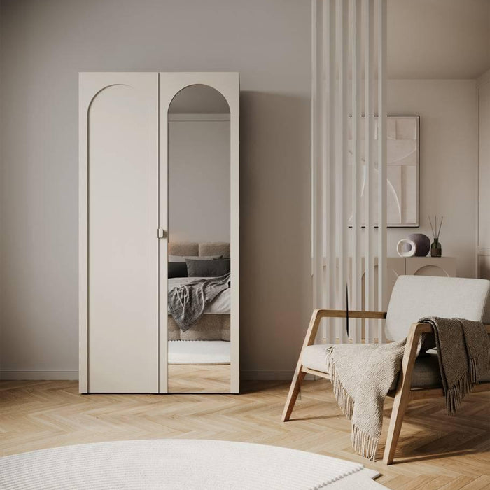 NADUVI Collection Kledingkast Archie met spiegel