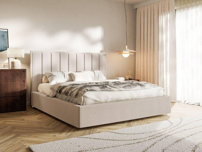 NADUVI Collection Bedframe Taavi chenille met opbergruimte 140 x 200