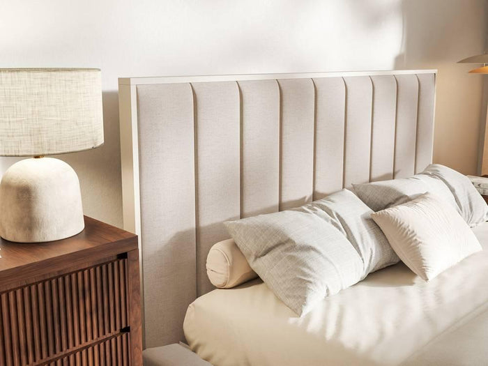 NADUVI Collection Bedframe Taavi chenille met opbergruimte 140 x 200