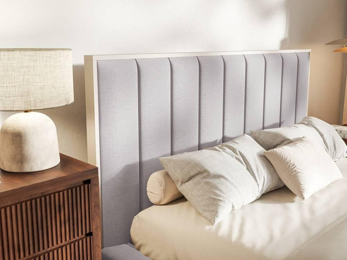 NADUVI Collection Bedframe Taavi chenille met opbergruimte en