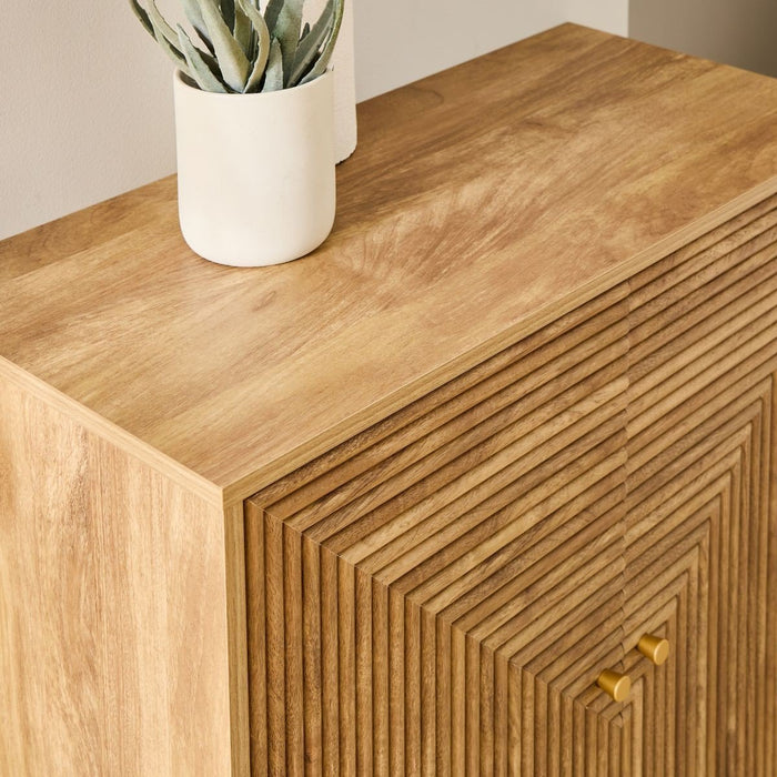 Calicosy - Dressoir 2 deuren L80 cm - EDEN - Licht hout