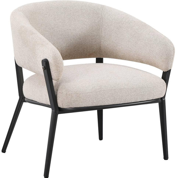 NADUVI Collection Fauteuil Savas bouclé