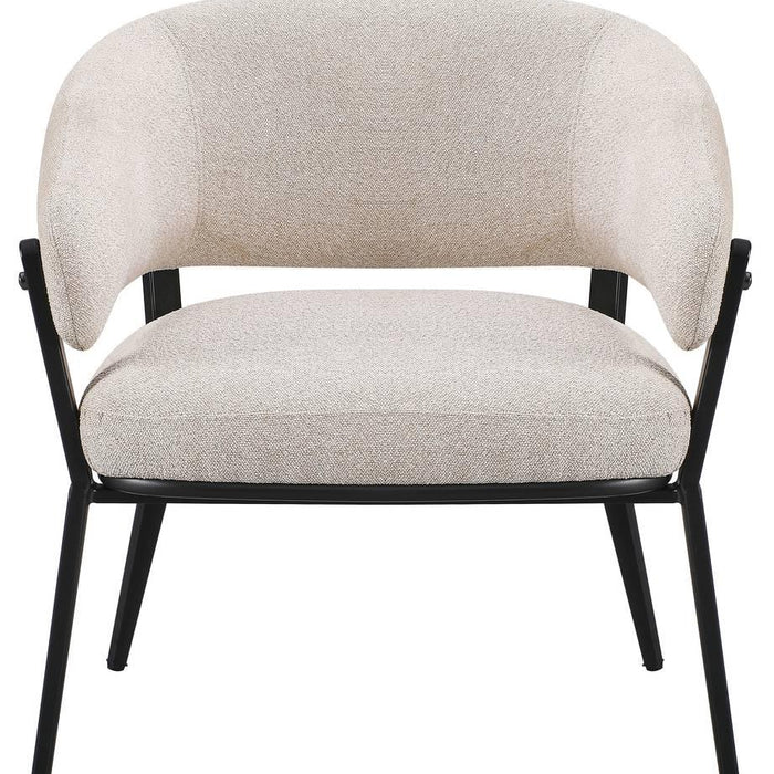 NADUVI Collection Fauteuil Savas bouclé