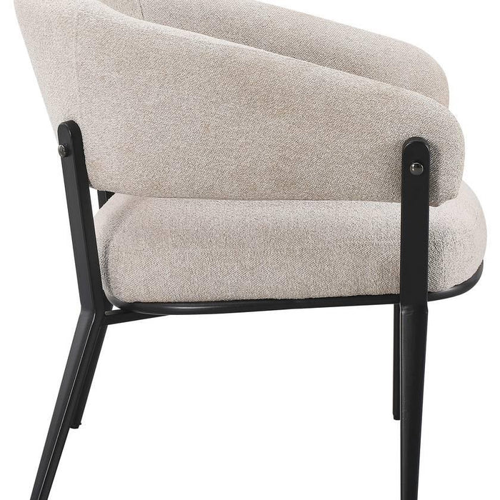 NADUVI Collection Fauteuil Savas bouclé